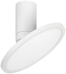 Plafoniera LED din metal alb reglabila Ovidia
