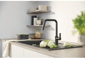 GROHE 306312430 - Baterie pentru chiuvetă QUICKFIX START, 362 mm, neagră