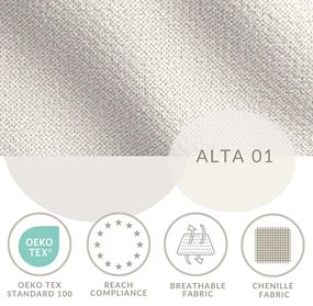 Pat boxspring crem cu spațiu de depozitare 200x200 cm Blend – Maison de Rêve