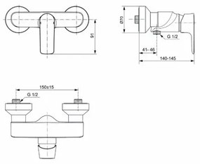 Baterie dus Ideal Standard Connect Air