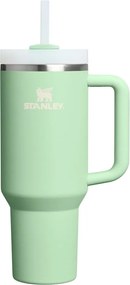 Termos verde salvie cu pai din oțel inoxidabil 1,18 l Quencher H2.0 FlowState Tumbler Pistachio – Stanley