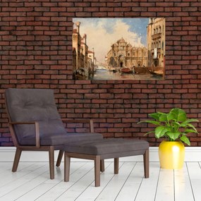 Tablou - Jules-Romain Joyant, The Scuola di San Marco, Venice, reproducere (90x60 cm)