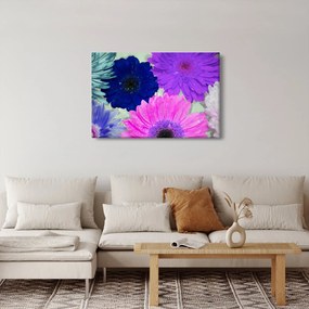 Tablou cu flori colorate (90x60 cm)