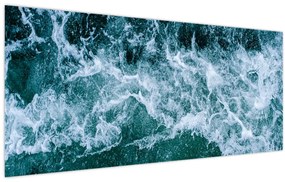 Tablou - Valuri oceanice (120x50 cm)