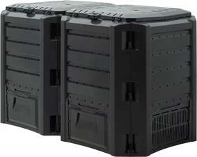 Compostor de grădină - Compogreen 800 l, negru Prosperplast