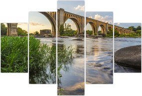 Tablou - Podul de cale ferată Richmond (150x105 cm)