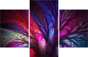 Tabloul abstract cu copacul (90x60 cm)