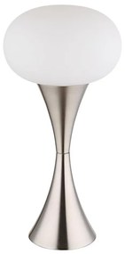 Lampă de masă Globo 21027N LULA 1xE14/25W/230V crom mat