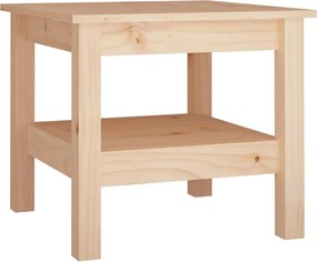 vidaXL Masă de cafea 45x45x40 cm, lemn masiv de pin