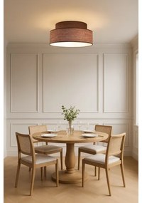 Plafonieră GRACE 1xE27/60W/230V maro/bej