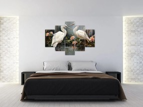 Tablou - Macarale albe (150x105 cm)