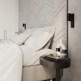 Aplică UTTI 1xGU10/40W/230V neagră Sollux SL.1077