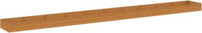 vidaXL Strat înălțat de grădină, 960x100x36 cm, oțel corten