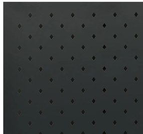 Paravan de camera cu 6 panouri, negru, 240x180 cm, otel Negru, 240 x 180 cm, 1