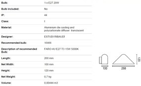 APLICA de perete exterior cu protectie IP44, BIRD neagra 75511