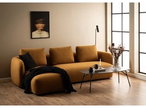 Măsuță de cafea neagră cu blat ceramic 60x120 cm Caracas – Actona