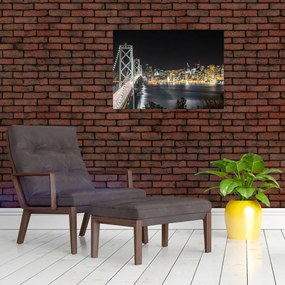 Tablou cu podul Brooklin și New York (70x50 cm)