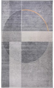 Covor tip traversă gri lavabil 80x200 cm – Vitaus