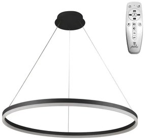 Lustră LED dimabilă pe cablu Brilagi CIRCLE LED/55W/230V 3000-6500K negru + telecomandă