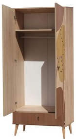 Dulap pentru haine City, Multicolor