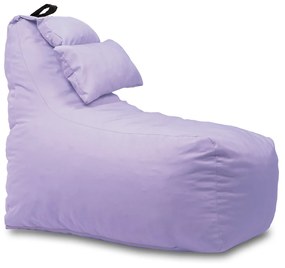 Fotoliu puf, Pufrelax Miraggio, perna inclusa, material impermeabil, Lilac