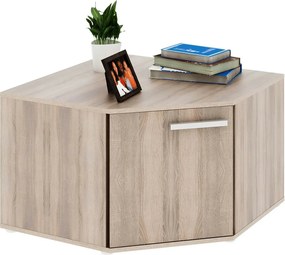 Comoda de colt DUNAJ TIP 14, stejar sonoma, DTD laminat, 79x79x51 cm