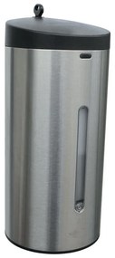 Dozator de săpun lichid argintiu mat automat din oțel inoxidabil 650 ml – Sapho