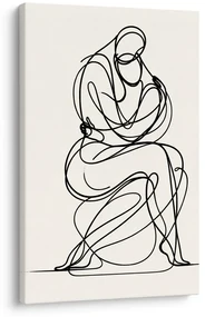 Tablou linii abstracte în repaus