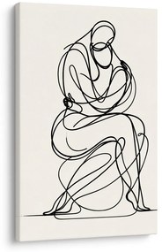 Tablou linii abstracte în repaus