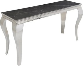 Consola MODERN BAROCK 140cm crom/ negru A-44367 VC