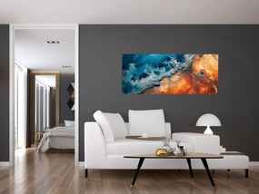 Tablou - Apă și foc (120x50 cm)