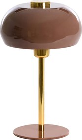 Veioză maro cu abajur din metal (înălțime 34 cm) Surin – Light &amp; Living