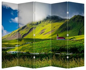 Paravan - Peisaj montan (210x170 cm)