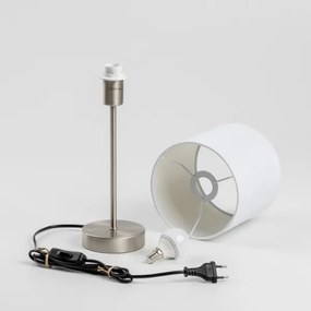 Lampă de birou LED 1xE14/5W/230V alb/crom mat