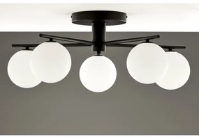 Jupiter 2049 - Lustră aplicată PRATO 5xG9/14W/230V negru/alb