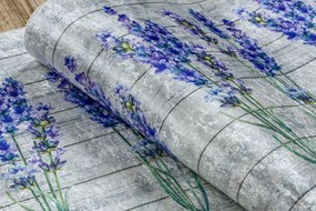 ANDRE 2716 covor lavabil Lavandă anti-alunecare - gri / violet