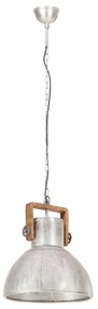 Lampa suspendata industriala 25 W, argintiu, 40 cm, E27, rotund Argintiu,    40 cm, 1