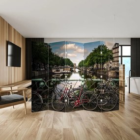 Paravan - Bicicleta în oraș (210x170 cm)