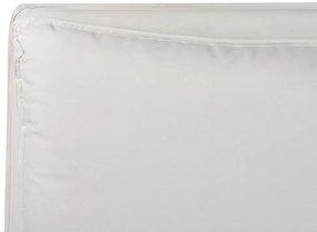 Pat matrimonial 160 cm Berit (alb) (cu somieră) (cu sp. depozitare). 1077892