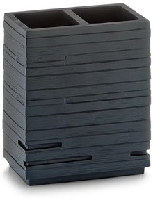 Recipient pentru periuțe de dinți și pastă SLATE, cu 2 compartimente, ZELLER