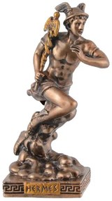 Mini statueta mitologica zeul Hermes 9 cm