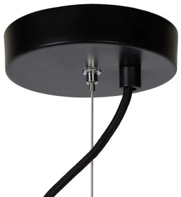 Lustră pe cablu ELODIE 3xE27/40W/230V neagră Lucide 45449/76/30