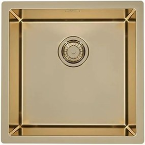 Chiuveta inox Alveus Quadrix 30 finisaj bronz 45x45 cm