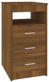 815095 vidaXL Dulap cu sertar, stejar maro, 40x50x76 cm, lemn prelucrat
