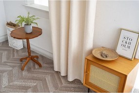 Draperie opaca DUNES VELVET 140x250 cm, crem Agatat: Inele metalice