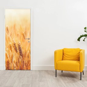 Fototapet pentru ușă - câmp cu cereale (95x205cm)