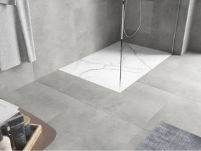 Mexen Hugo receasa dreptunghiulară SMC 100 x 80 cm, piatră albă - 42158010