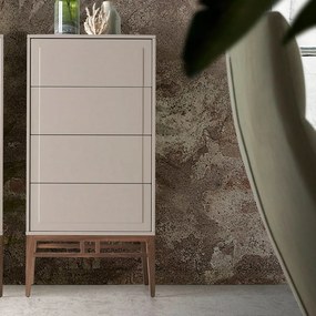 Dulapior elegant cu 4 sertare, design modern Platin AC-CP1709-A