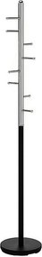 Cuier pom FERRO, crom/negru, metal, 30x173 cm