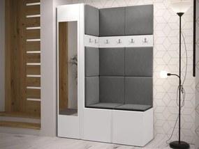 Mobilier hol Tovenaz X (Gri) (cu oglindă). 1104774